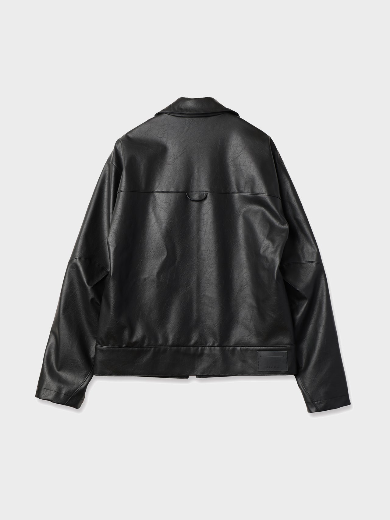 JieDa / VEGAN LEATHER JACKET (BLACK)