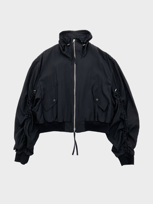 UJOH / VOLUME SLEEVE BLOUSON (BLACK)