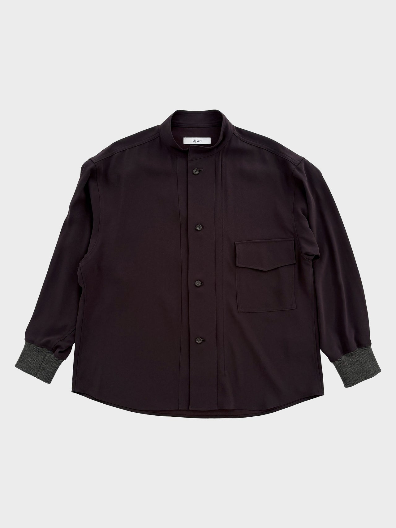 UJOH / W FRONT SHIRT (CHOCOLATE)