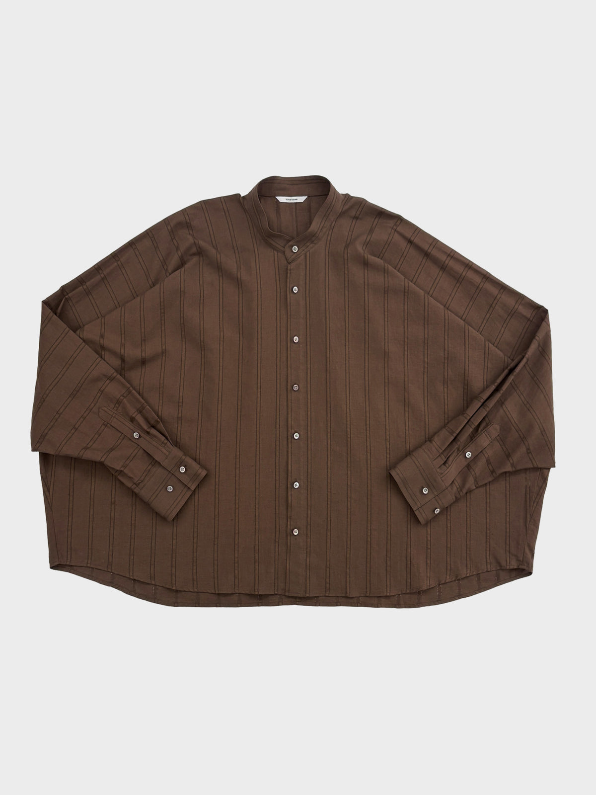 YUTASETOGAWA / WASTELESS DOLMAN SHIRT (BROWN)