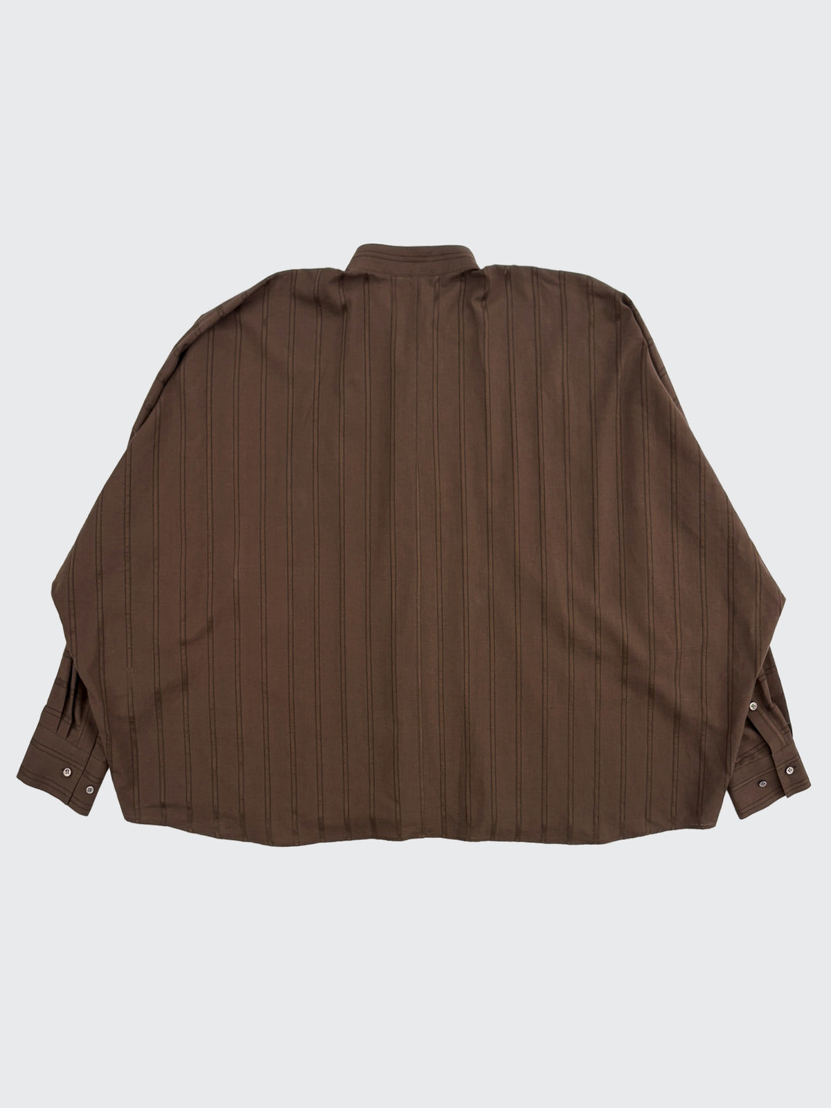 YUTASETOGAWA / WASTELESS DOLMAN SHIRT (BROWN)