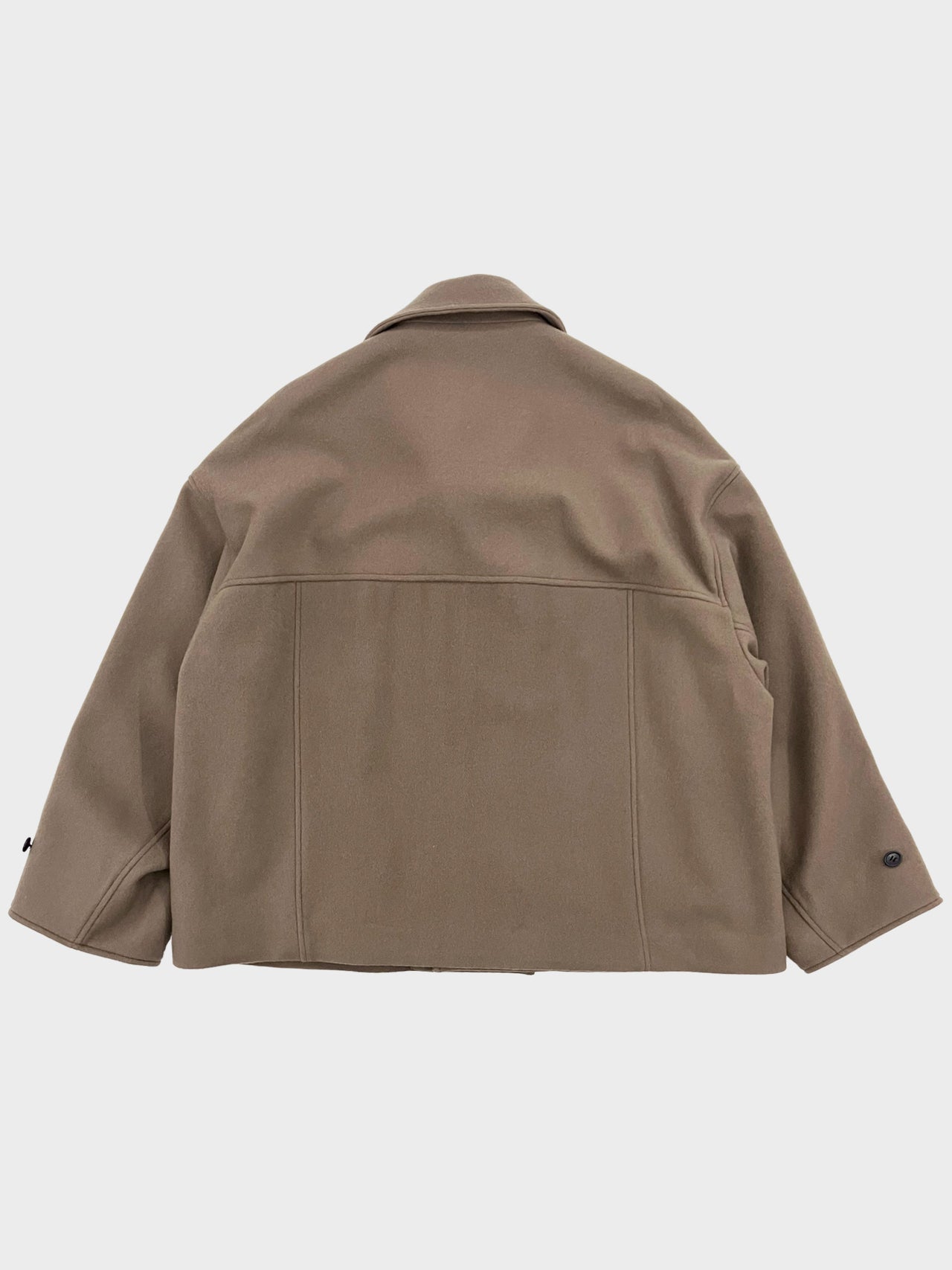 VOAAOV / WOOL BEAVER BLOUSON (GREIGE)