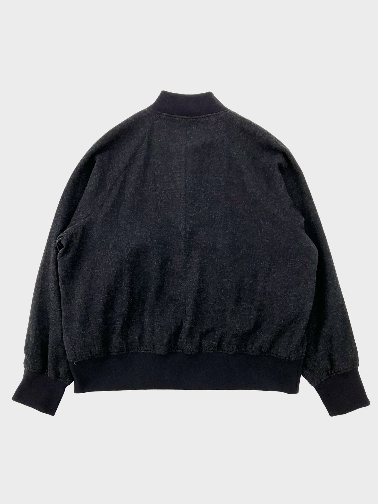 my beautiful landlet / WOOL CASHMERE BLOUSON (BLACK)