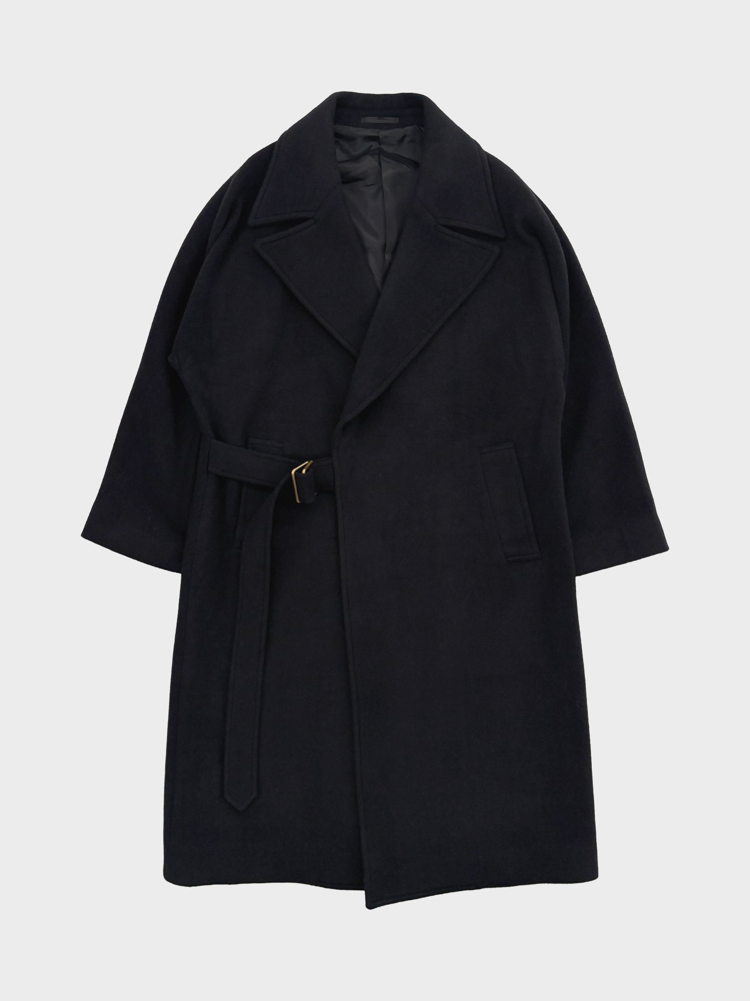 RAINMAKER / WRAP COAT (BLACK)