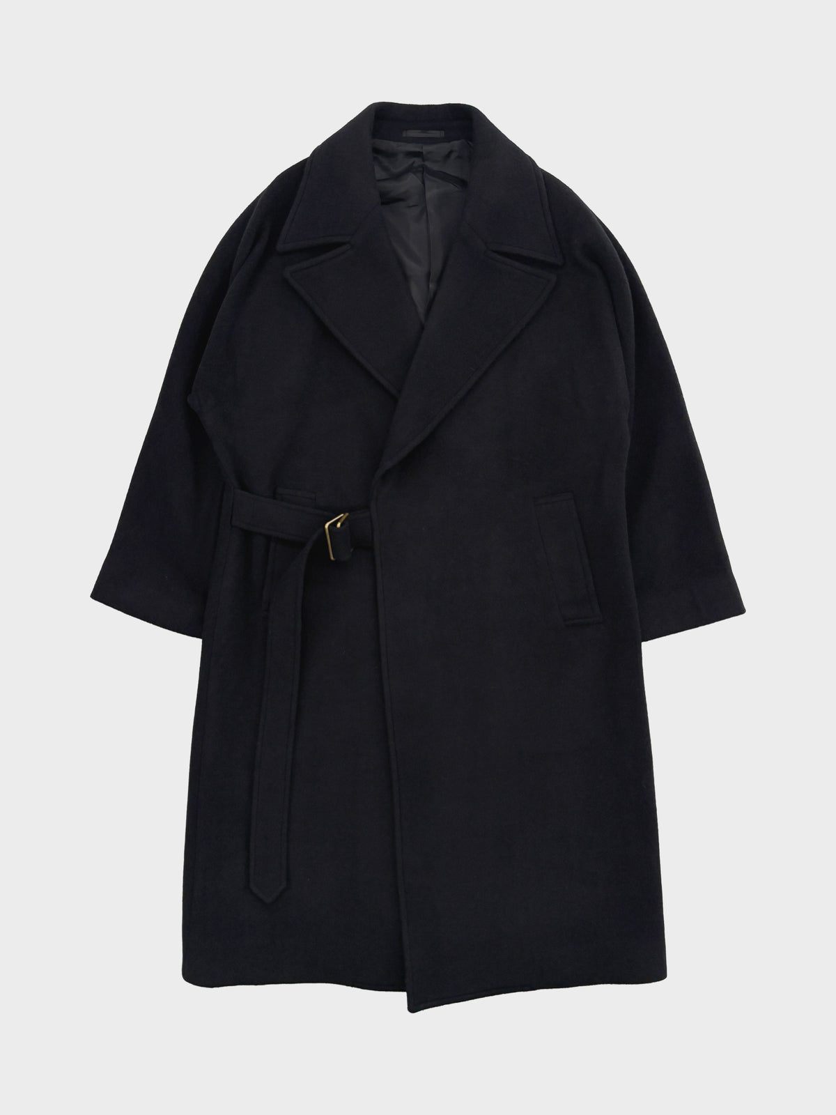 RAINMAKER / WRAP COAT (BLACK)