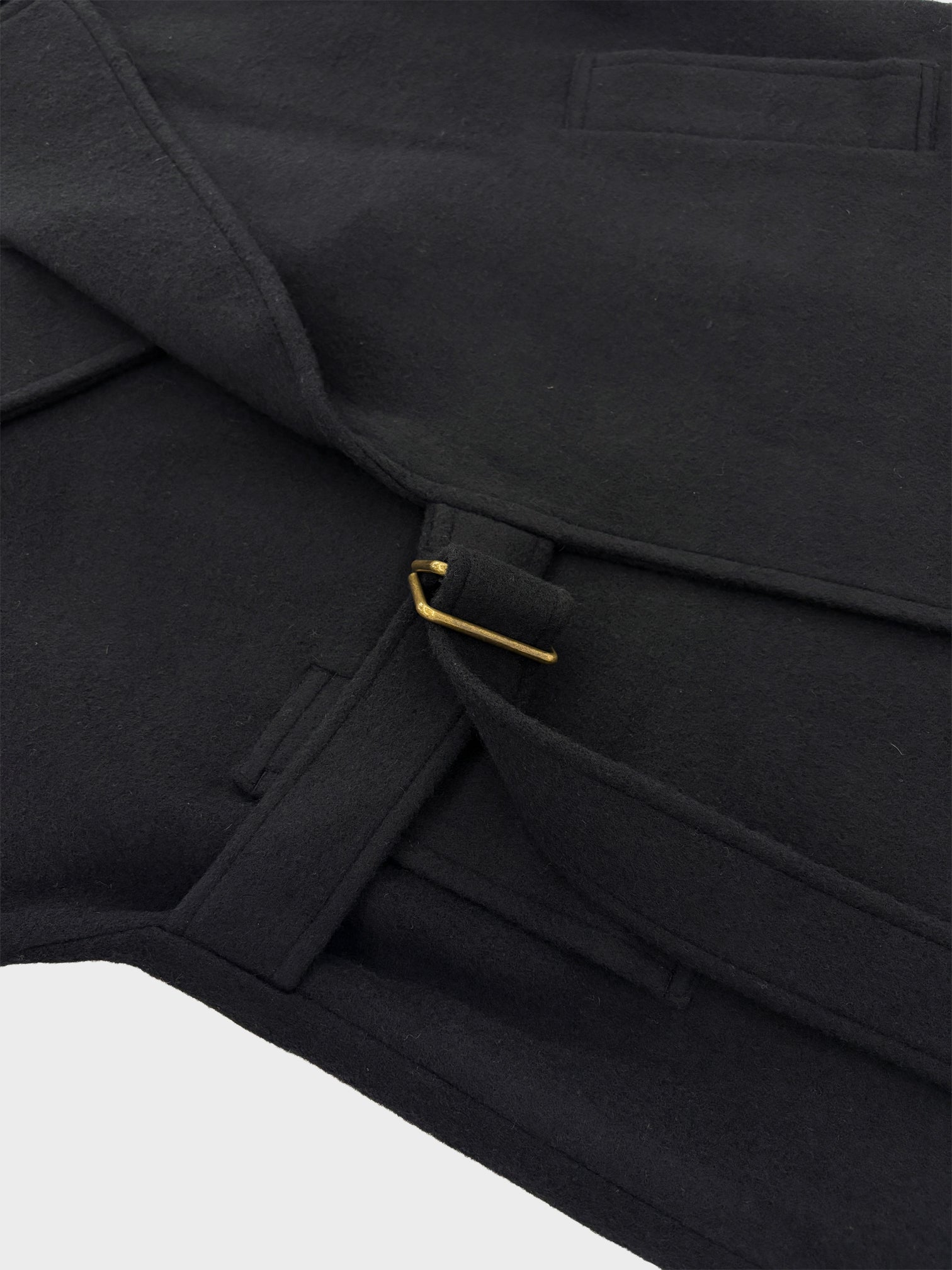 RAINMAKER / WRAP COAT (BLACK)