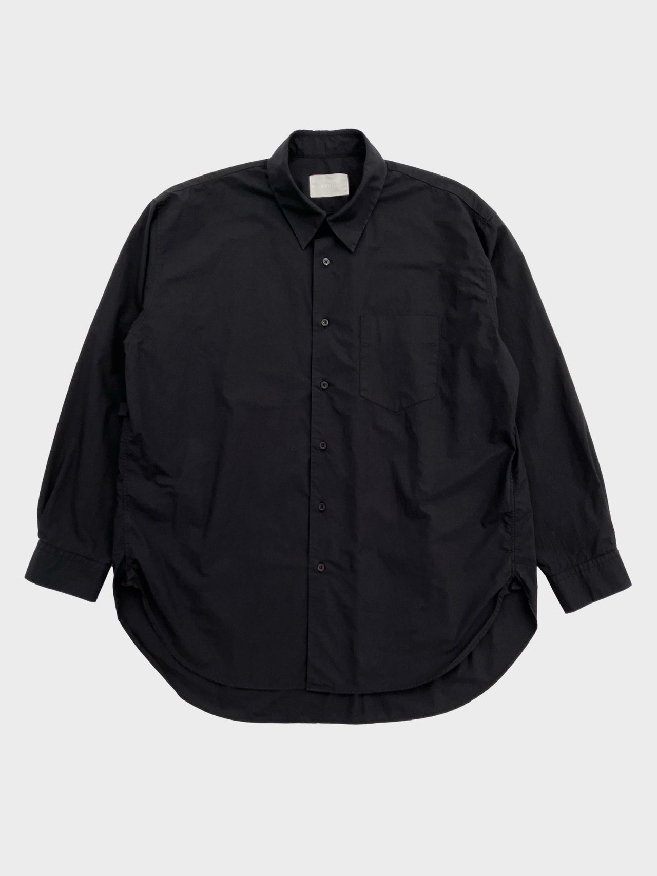 WEWILL / WRAP SHIRT (BLACK)