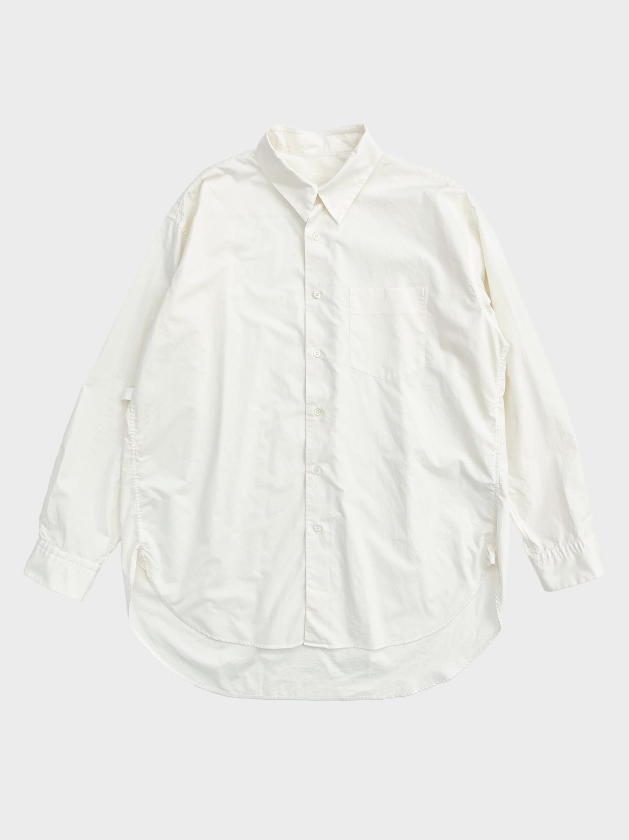 WEWILL / WRAP SHIRT (WHITE)