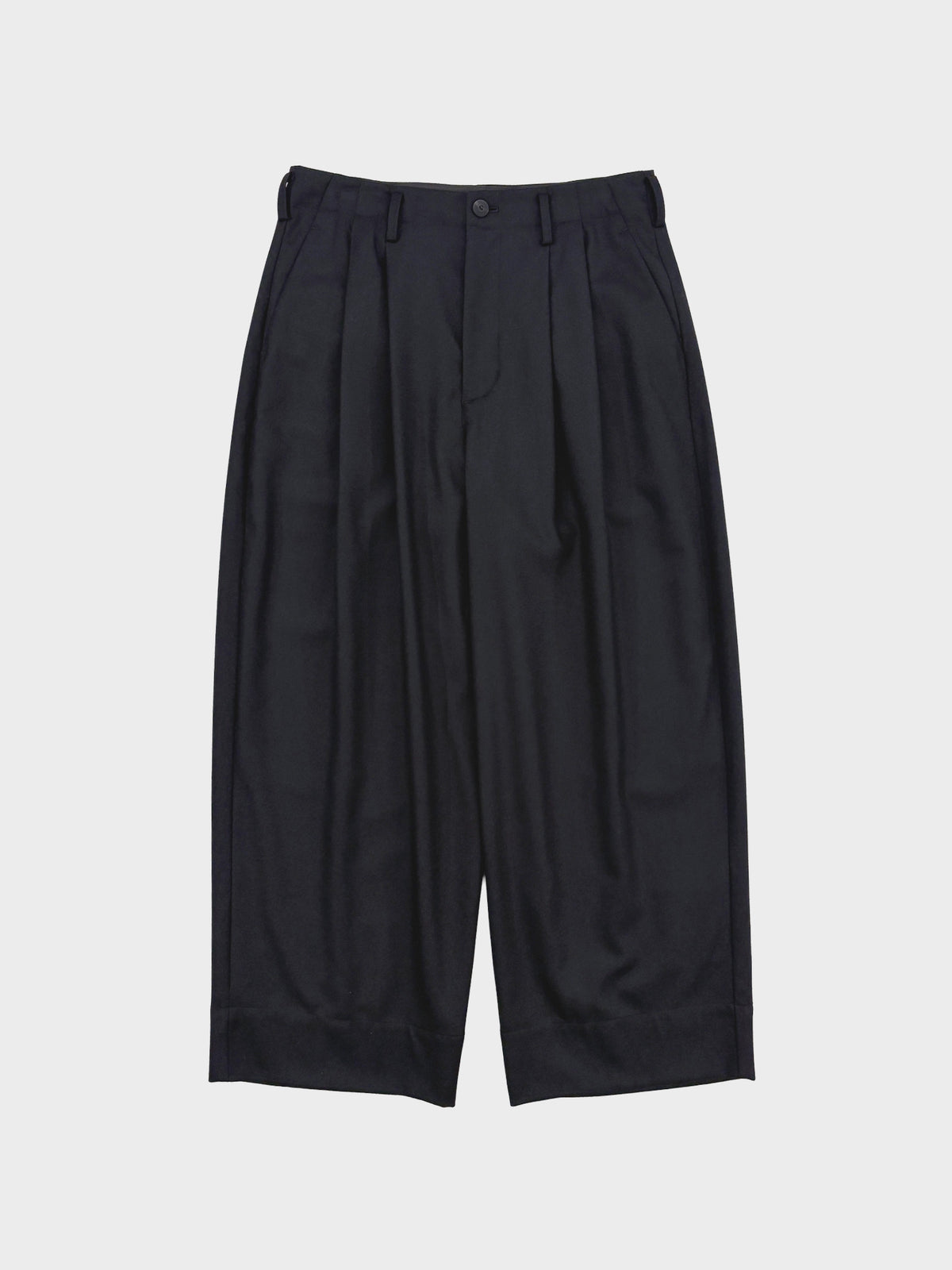 Dulcamara / よそいきシンプル2タックワイドPT (BLACK)