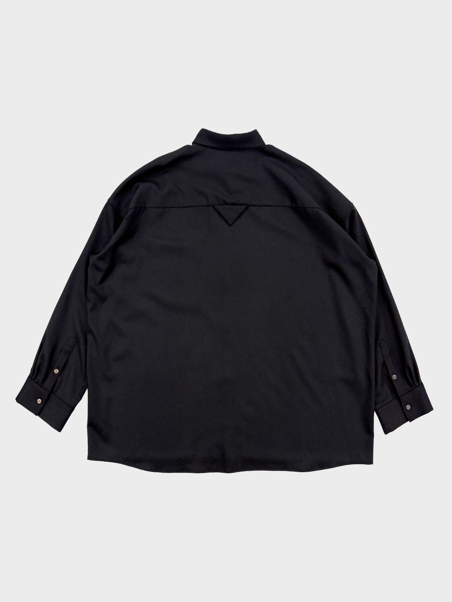 Dulcamara / よそいきワイドBOXシャツ (BLACK)