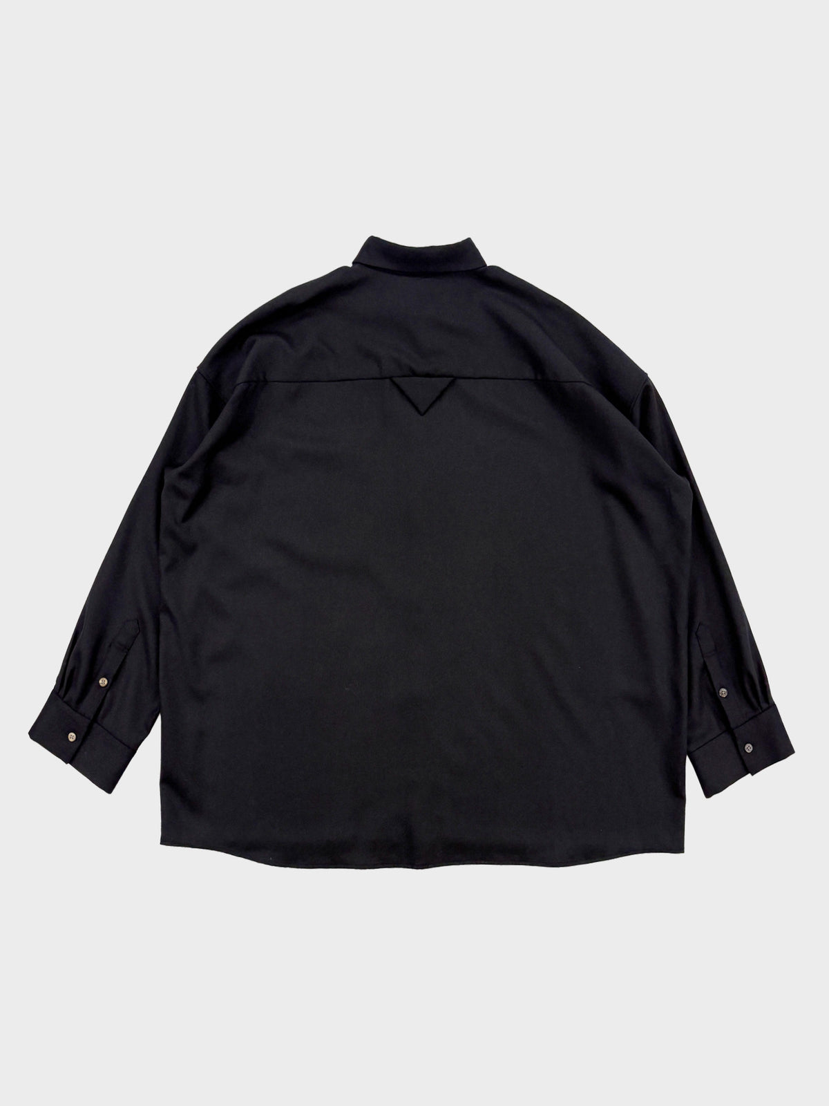 Dulcamara / よそいきワイドBOXシャツ (BLACK)