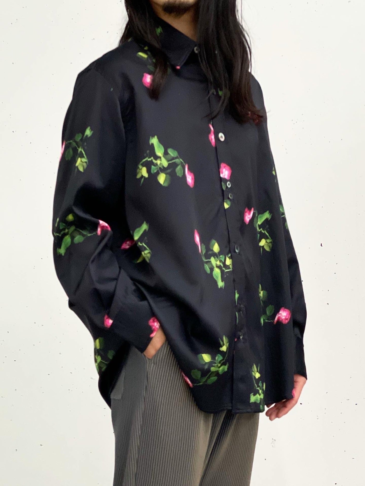 50%OFF】JieDa / SHUN KOMIYAMA PHOTO SHIRT (BLACK)