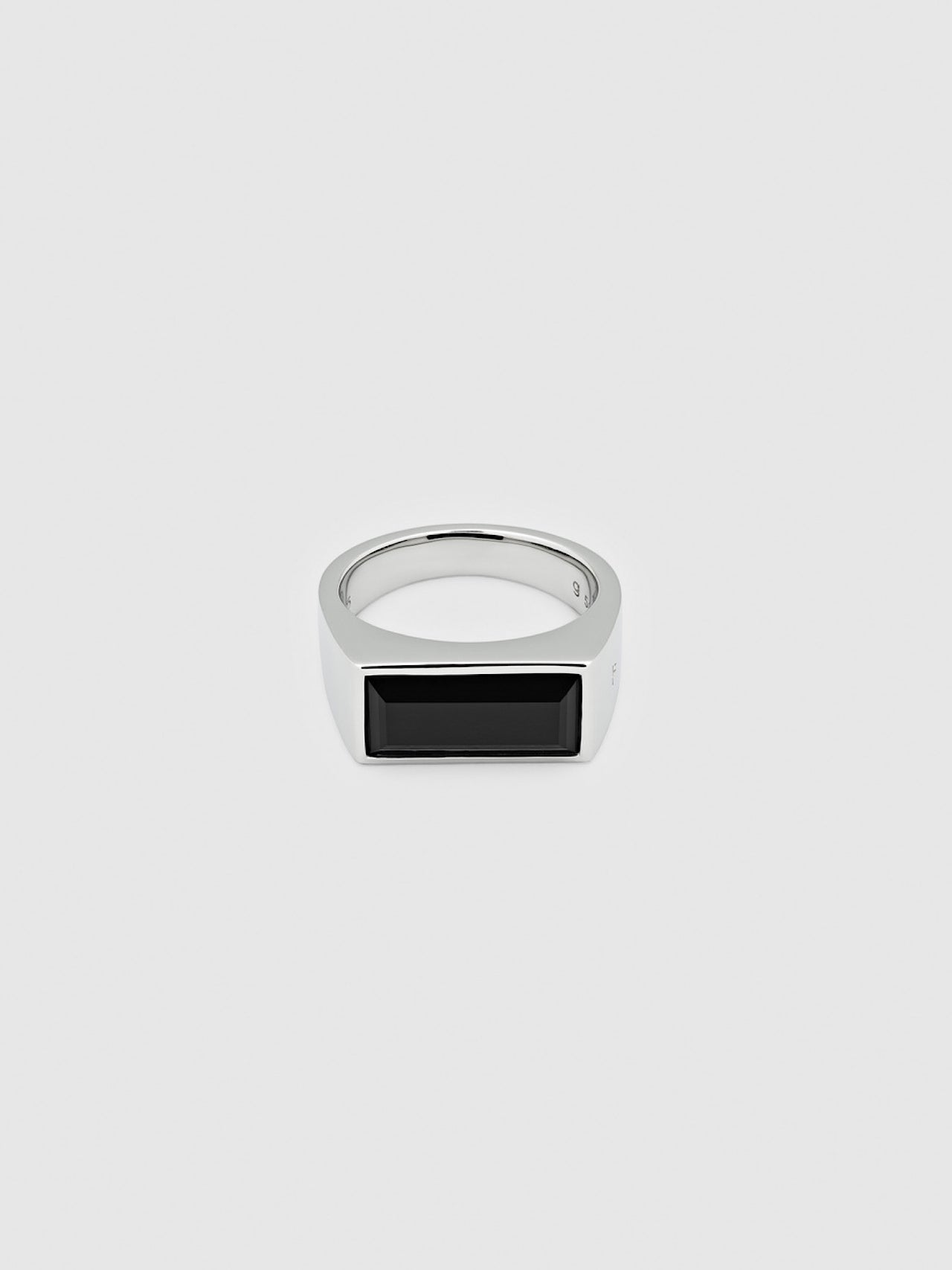 TOMWOOD / Peaky Ring Polished (BLACK ONIX)