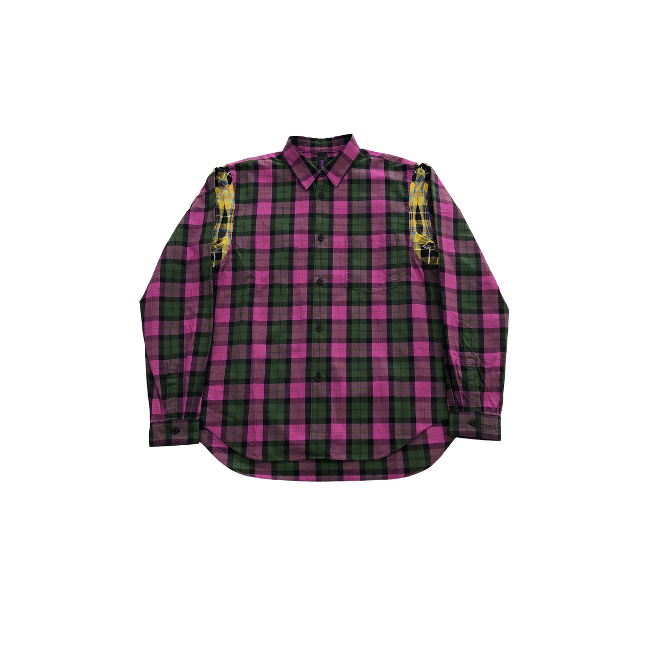 biscuithead / SLEEVE SWITCHING SHIRT (PURPLE)