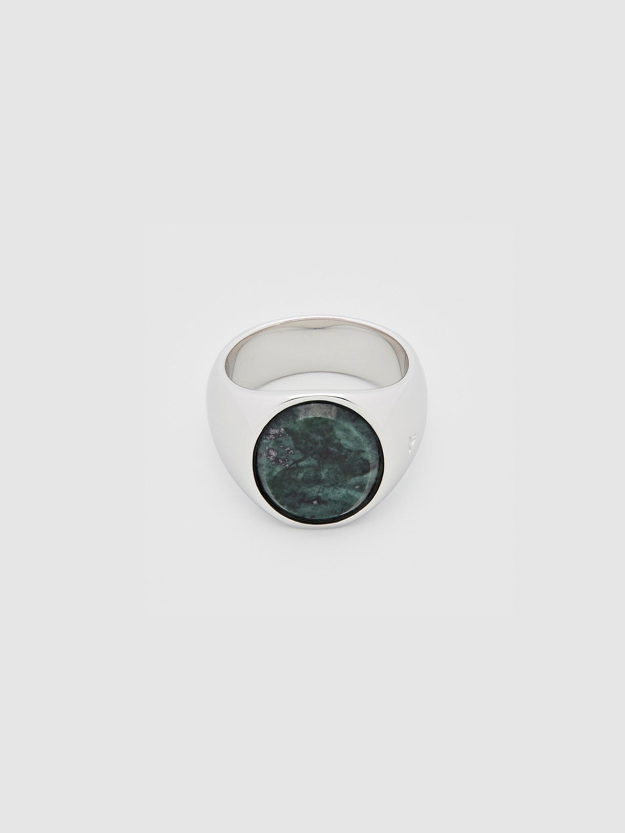 TOMWOOD / Oval Ring (GREEN MARBLE)