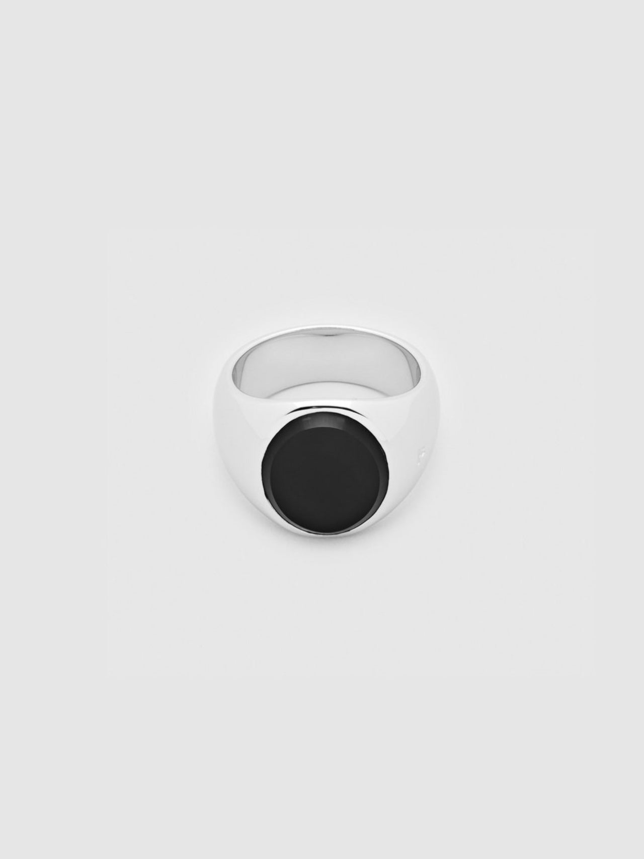 TOMWOOD / Oval Ring (BLACK ONYX)