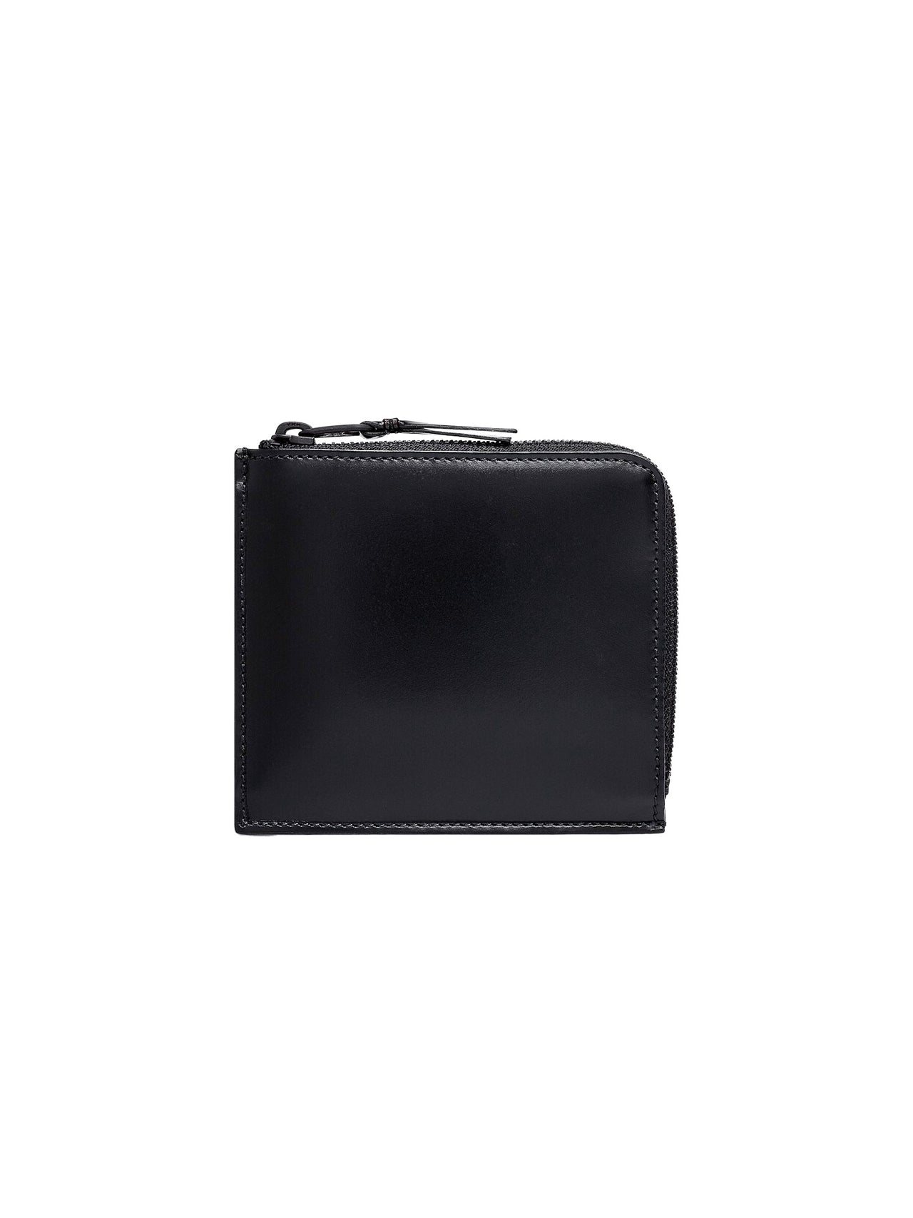 CdG Wallet / VERY BLACK LEATHER LINE COIN CASE(BLACK)